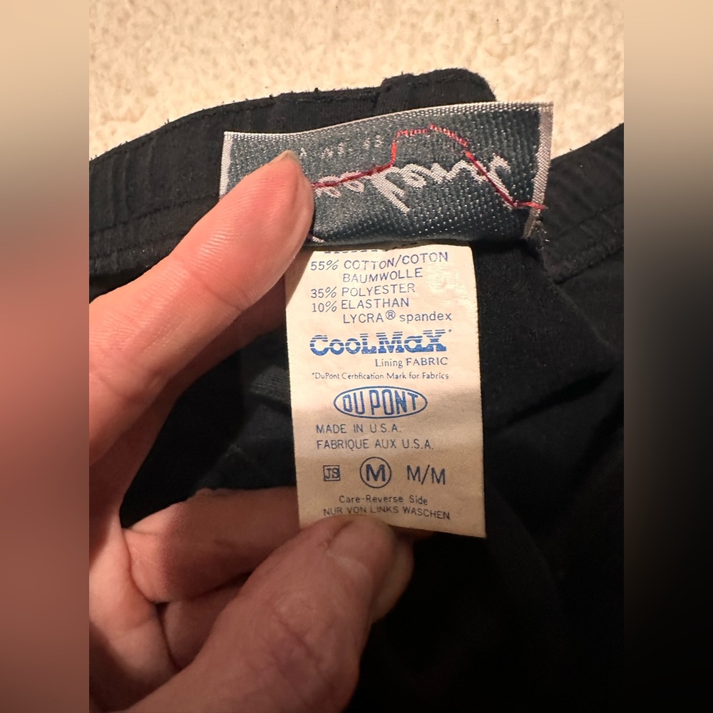 Weekends by Marika Pedal Pusher Clam Digger Capri Pants Black & white size Med - Picture 5 of 8